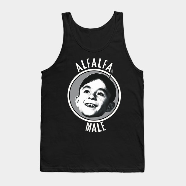 All Hail The Alfalfa Male Tank Top by TJWDraws